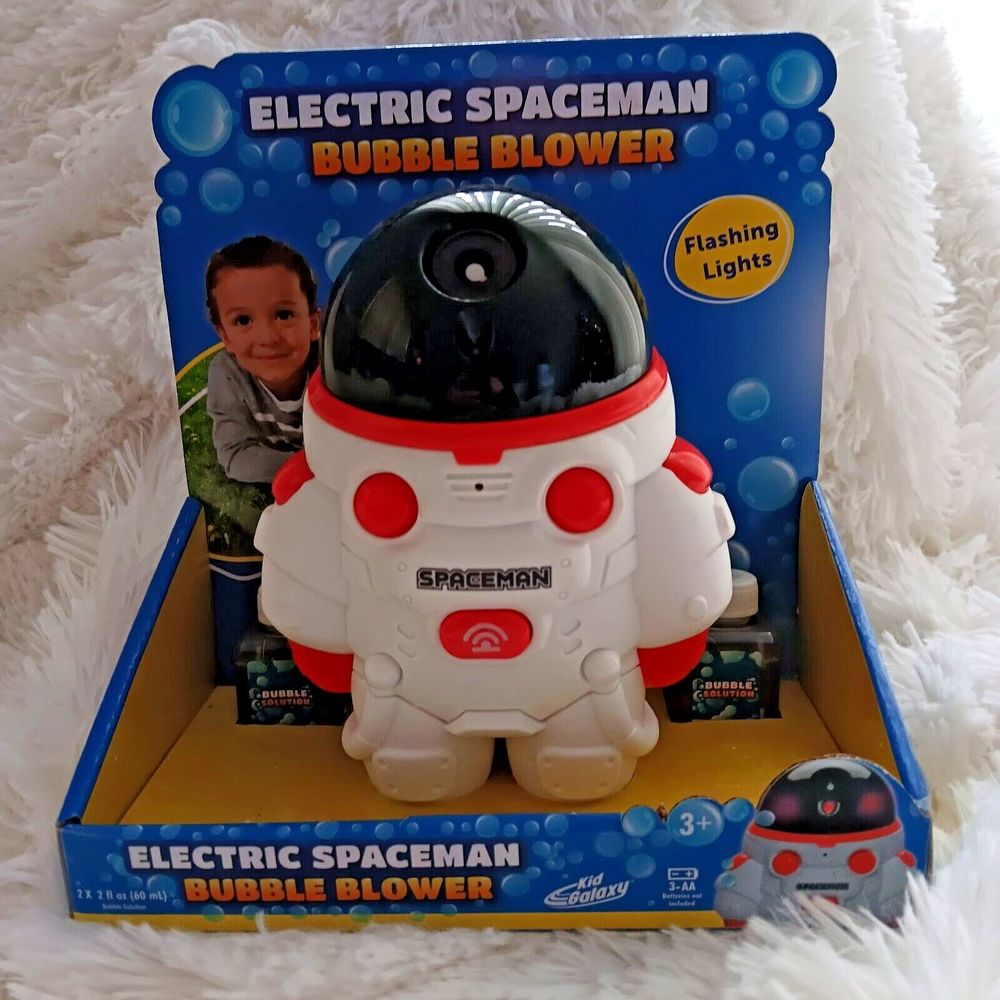 Kid Galaxy Mr. Bubble Double Bubble Blower w/ 4oz. of Bubbles New - Picture 5 of 9